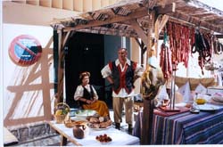 Puesto de productos cárnicos de Moratalla